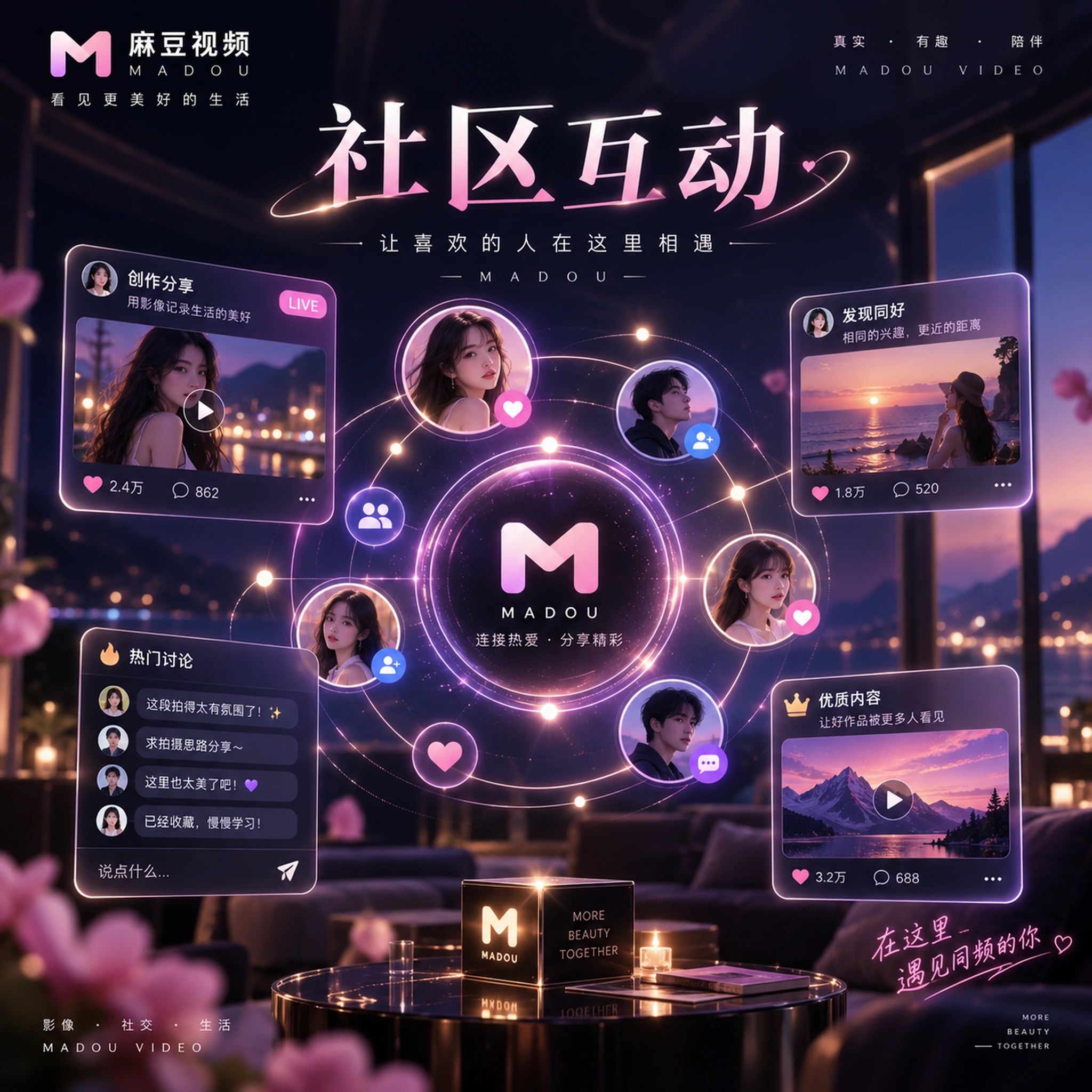 角色妆造完成后的镜头测试